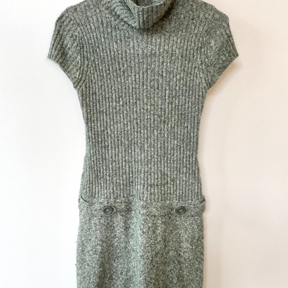 Cute Short Sleeve Tunic Sweater Dress